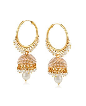 Lapis Hoop Earrings